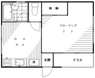 ハイム髙木の物件間取画像